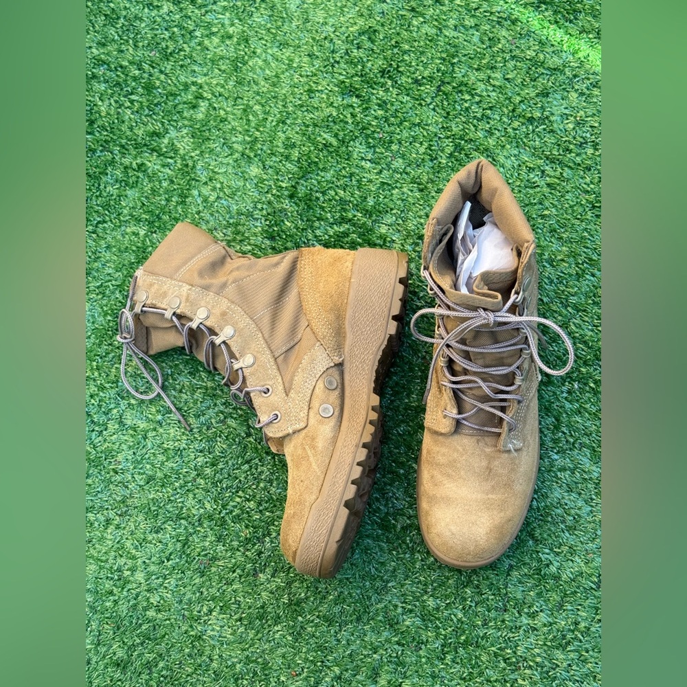 McRae Hot Weather Coyote Ripple Sole Combat Boot Size 5.5